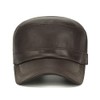 ANMIDA 100% Cowhide Cap, Leather, Work Cap, Men's Cap, Genuine