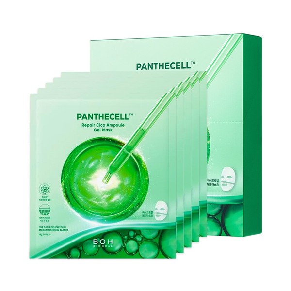 BIOHEAL BOH Panthecell Repair Cica Ampoule Gel Mask Sheet 5P Special Set  - BIOHEAL BOH Panthecell Repair Cica Ampoule Gel Mas