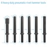 7 Pcs Pneumatic Air Rivet Hammer Tools Kit