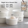 DOWAN Set of 6 Ramekins 4oz Oven Safe Porcelain for