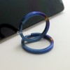 TIKING 2pcs Titanium Ti Key Chain Key Ring Split Ring