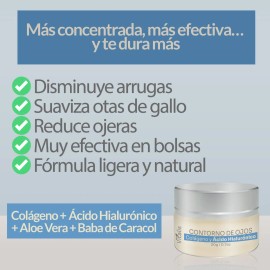 Contorno De Ojos: Acido Hialurónico +colageno Arrugas Ojeras