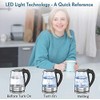 Megawise Electric Glass Kettle with Auto Shut-Off, 1.8L Capacity, 1000W
