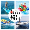 Wjelet Aufblasbarer SUP Pumpenadapter，Paddle Board Ventiladapter Mit 9 Standard Luftpumpendüsen