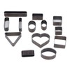 20PCS Leather Die Cutter Round Quadrate Hearts Leather Cutting Dies