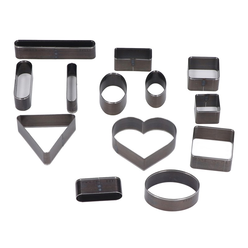 20PCS Leather Die Cutter Round Quadrate Hearts Leather Cutting Dies