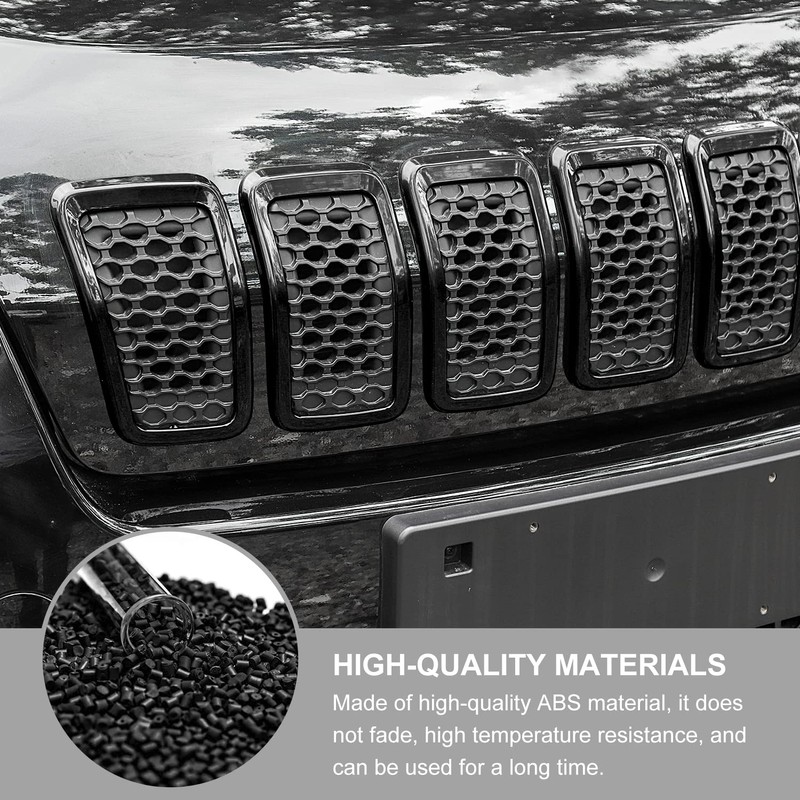 JeCar for Jeep Cherokee Grill Inserts, Front Grille Inserts for