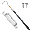 Attic Pull-Down Hook Kit with Adjustable Telescopic Rod and Ladder