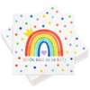 100 Napkins Rainbow Schön, dass du da bist Table Decoration,