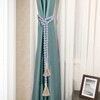 58 Inches String Garland Farmhouse Wooden Beads Rustic Boho Wood