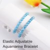 Aquamarine Bracelet for Women Aquamarine Crystals Bracelets Healing Crystal Quartz