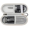 deleyCON Travel Case for Toothbrushes etc., Matte gold, Toiletry bag