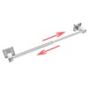 Stainless Steel Telescopic Towel Bar, Adjustable Bathroom Towel Rack for