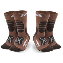 Alpen Bears Hiking Socks Made of Merino Wool [2 & 3 Pairs] Professional Trekking Socks for Hiking - Outdoor Socks for Women Men & Children - Warm Merino Hiking Socks - Functional Socks - Trekking