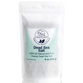 Natural Elephant Dead Sea Bath Salt Travel and Trial Sizes |100% Natural and Pure| Fine and Coarse Grain | Ideal for Baths and Soaks (8 oz Travel Size, Coarse Grain)