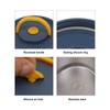 Bento Lunch Box Round with Lid Bag Leakage Proof Stainless