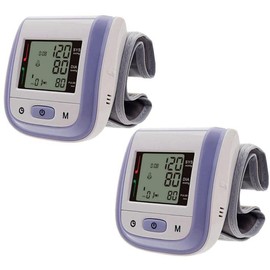 Medidor de Presión morado, PressuColors, MXPUO-005, 2pza, Morado, LCD, 2 Pilas AAA, 135 a 195mm Diámetro Muñeca                                       