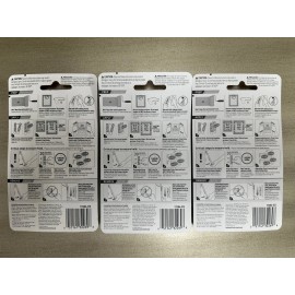 Command 3x Pack Command Picture Hanging Strips, Holds 16 lbs  (17206-ES) 4 Pairs