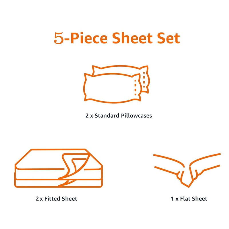 Luxury Split King Sheets Set - 400 Thread Count -