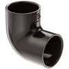 Spears 406-B Series PVC Pipe Fitting, 90 Degree Elbow, Schedule