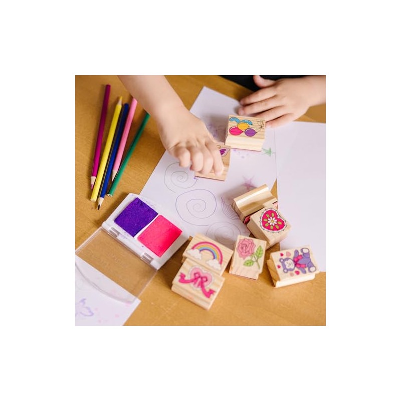 Melissa & Doug Juego De Sellos De Amistad - FSC-Certified
