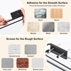Brencco Kitchen Roll Holder, Wall Mount, Aluminium, Black - Modern