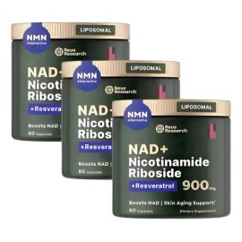 Frasco Nicotinamida Ribósido Liposomal + Resveratrol 240cáps