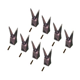 8 - Hensley Style Twin Tiger Rock Bucket Teeth w Roll Pins - X156WTL, P156