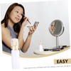 Mikinona 6pcs Foaming Pump Bottle Sturdy White Cosmetic Dispenser Golden