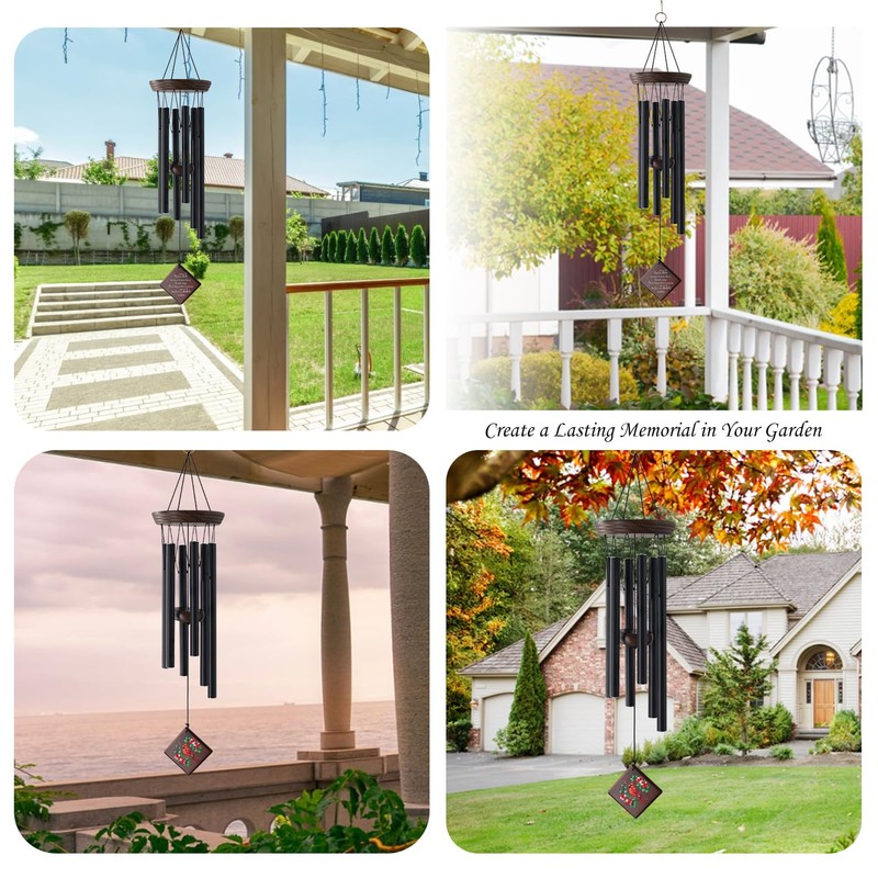 ASTARIN Memorial Wind Chimes for Outside, Sympathy Gift for Loss