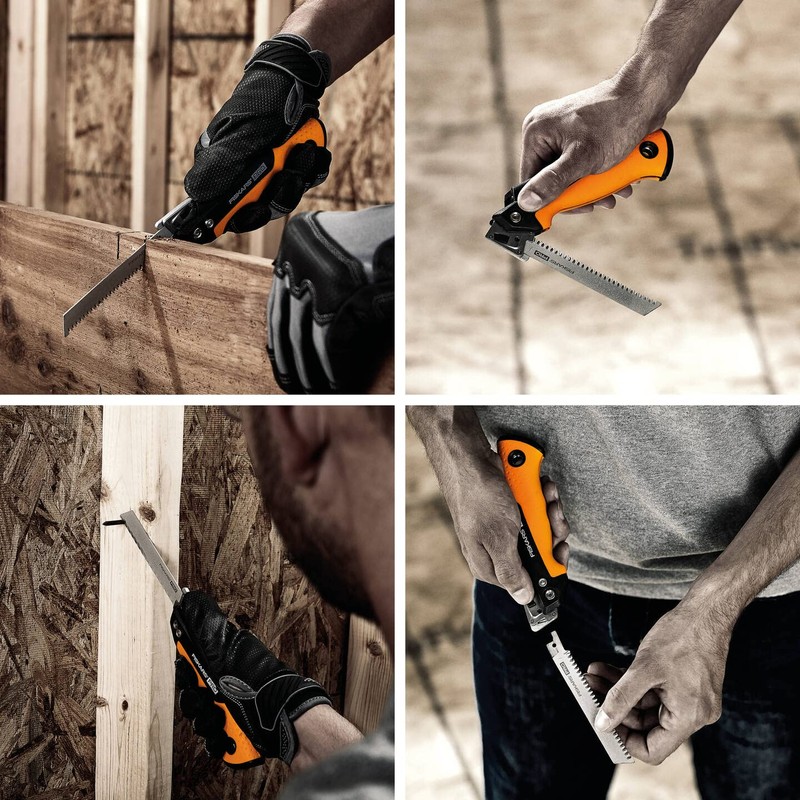 Fiskars Pro 1062934 Compact Folding Saw - Includes 2 Blades