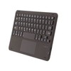 Wireless Keyboard Detachable Durable Computer Accessories with Artificial Leather CoverBlack