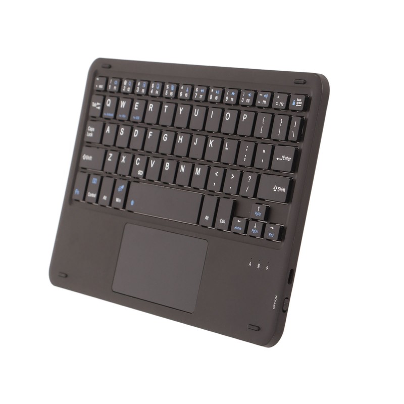 Wireless Keyboard Detachable Durable Computer Accessories with Artificial Leather CoverBlack