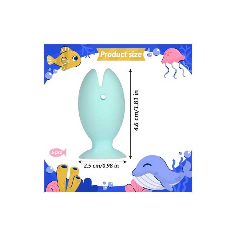 Abeillo - 6 fundas para cepillos de dientes, funda de