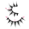 7 Pair Cartoon Eyelashes Japanese Anime Cosplay Eyelashes Spiky Wet