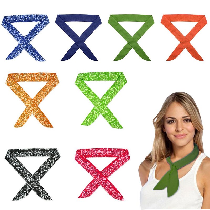 8 Pieces Cooling Scarf Wrap Summer Cool Ice Towel Cold