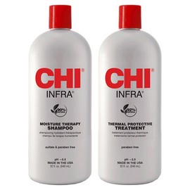 CHI Infra Moisture Therapy Shampoo & Thermal Protective Treatment 32 oz Duo Set