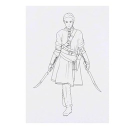 'Warrior Woman' Temporary Tattoo - Water Resistant, Skin-Safe, Non-Toxic Transfer (TO00074807)