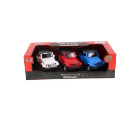 Showcasts JEEP WRANGLER 1/43 DIECAST CAR SHOWCASTS 67425W/24 PACK OF 3