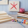 Bright Creations Set of 8 Unfinished Wood Canvas Boards for