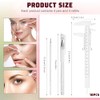 Eyebrow Mapping Kit, 4Pcs Eyebrow Microblading Marker Pens with 4