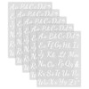 5 Sheets 280 Pieces Iron On Letters for Clothing, 1