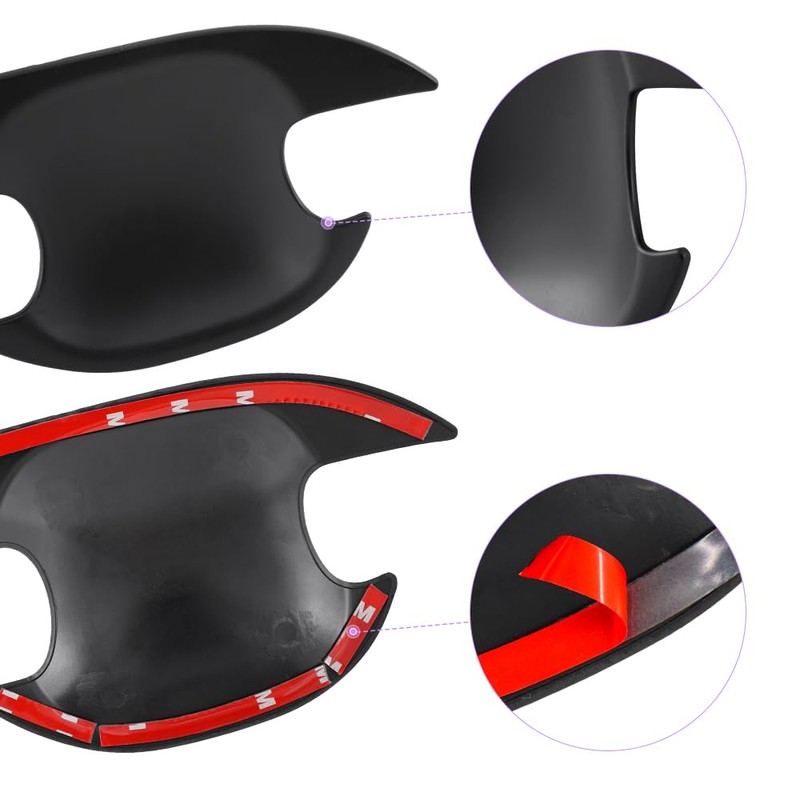 JHCHAN Door Handle Insert Protector Bowl Cover for Ford Ranger