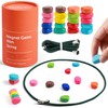 ESENHARBER Magnet Game with String, 20 Colorful Magnet Stones for