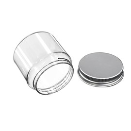 4 PCS Glass Jars with Lid 1.7oz/50ml 2x2 inches for Herb Spice Creams, Beauty Products Storage, 4 PCS/PACK