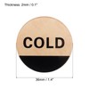 PATIKIL Self Stick Hot/Cold Water Label, 5 Pairs/10 Pack Acrylic