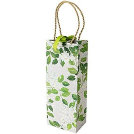 Caspari Blanc De Blancs Wine & Bottle Gift Bag - 2 Bags