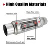 Stainless Steel 3 Inch Resonator Exhaust, Performance 3" Muffler Exhaust