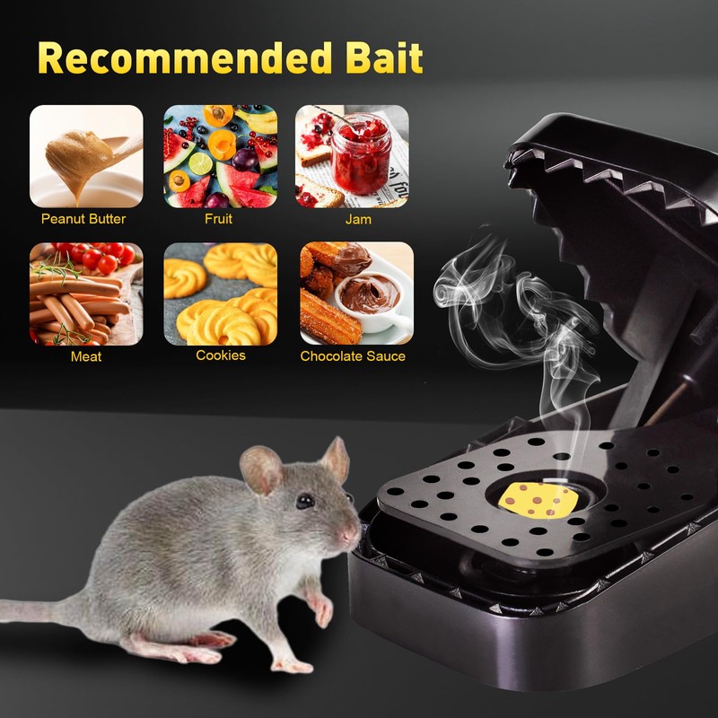 VRXVR Mouse Traps 12-Pack, Indoor Outdoor Use, Small Mice Catchers
