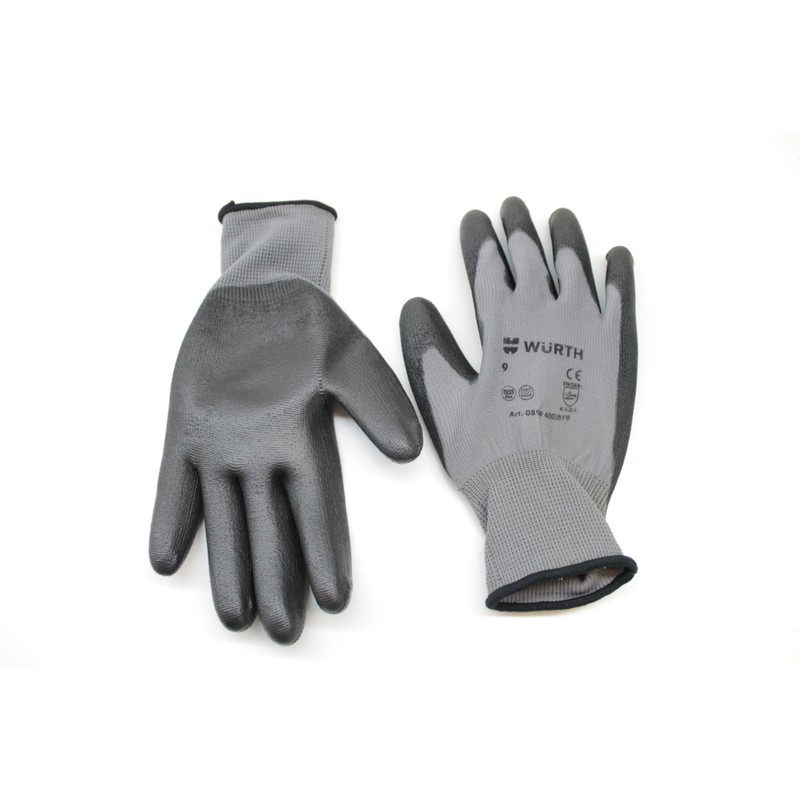 Würth Assembly Gloves 12 Pairs Size 9 Economy Mechanic Work